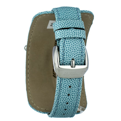 Chronotech Groen Leren Horloge