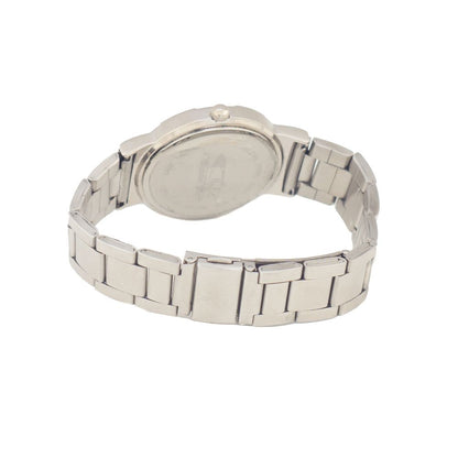 Montre Chronotech en acier inoxydable argenté