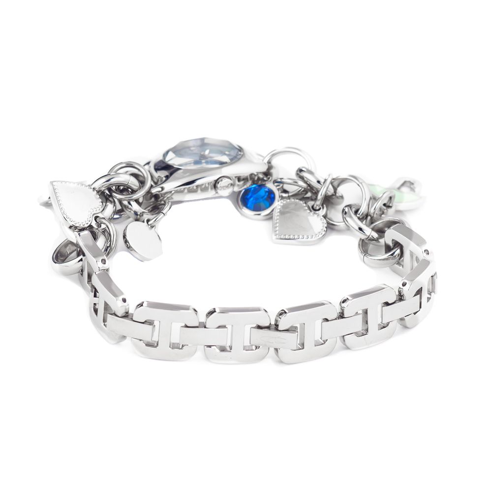 Montre Chronotech en acier inoxydable argenté