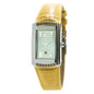 Montre Chronotech en cuir jaune