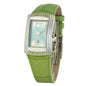 Montre Chronotech en cuir vert