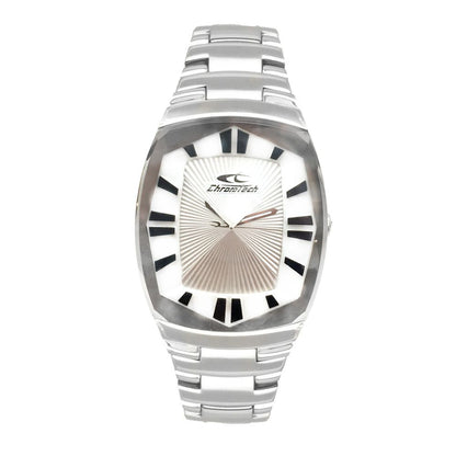 Chronotech Silver Stainless Steel Watch