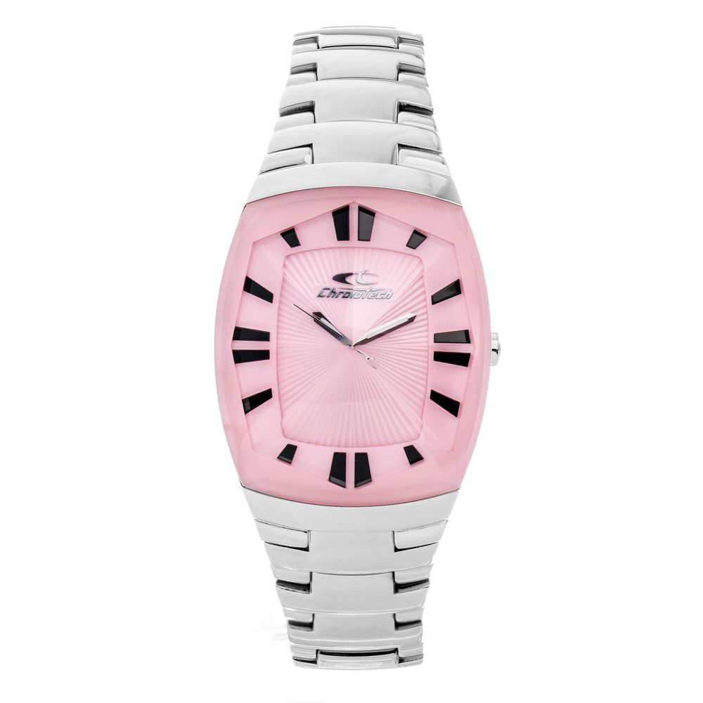 Chronotech Silver Stainless Steel Watch