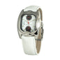 Chronotech White Leather Watch