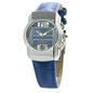 Montre Chronotech en cuir bleu