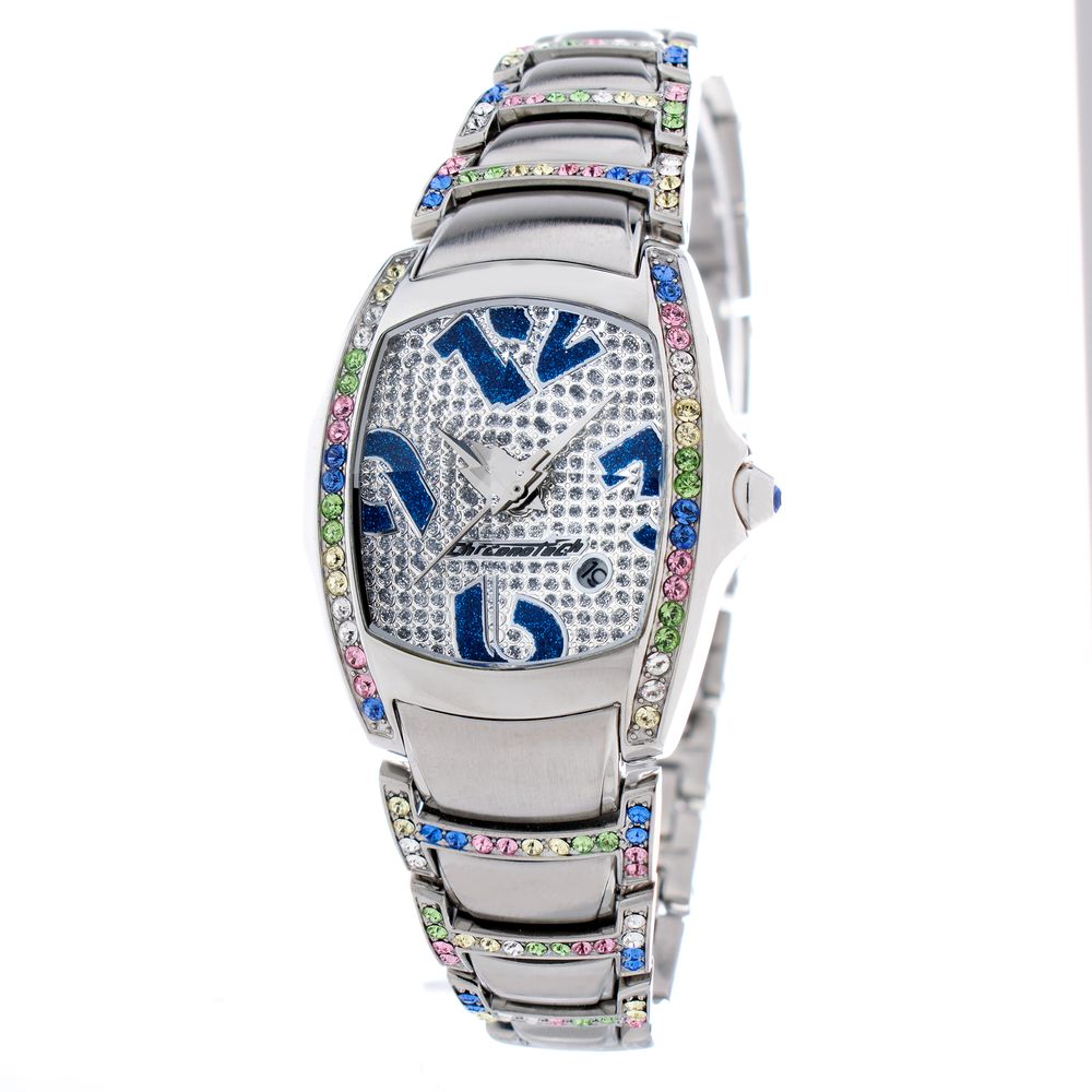 Chronotech Silver Stainless Steel Watch