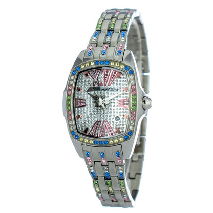 Chronotech Silver Stainless Steel Watch