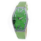 Montre Chronotech en cuir vert