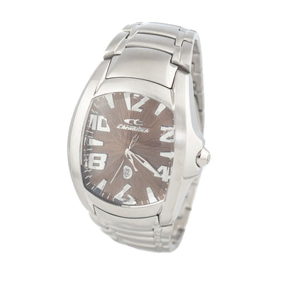 Chronotech Silver Stainless Steel Watch