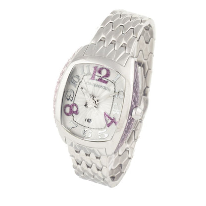 Chronotech Silver Stainless Steel Watch