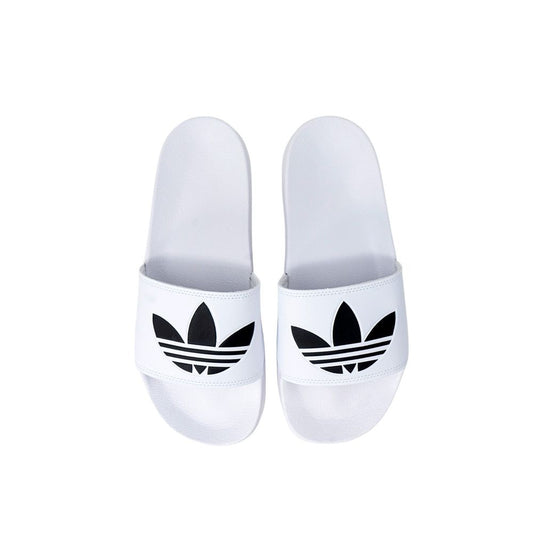 Chaussons en polyester blanc Adidas
