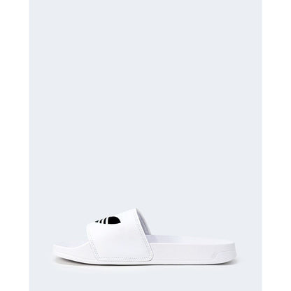 Chaussons en polyester blanc Adidas