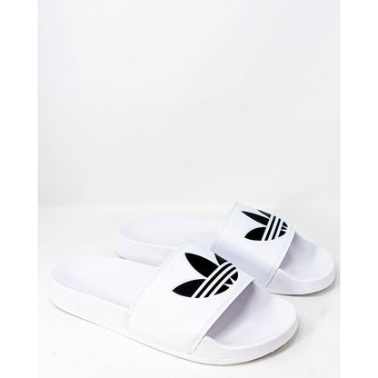 Chaussons en polyester blanc Adidas