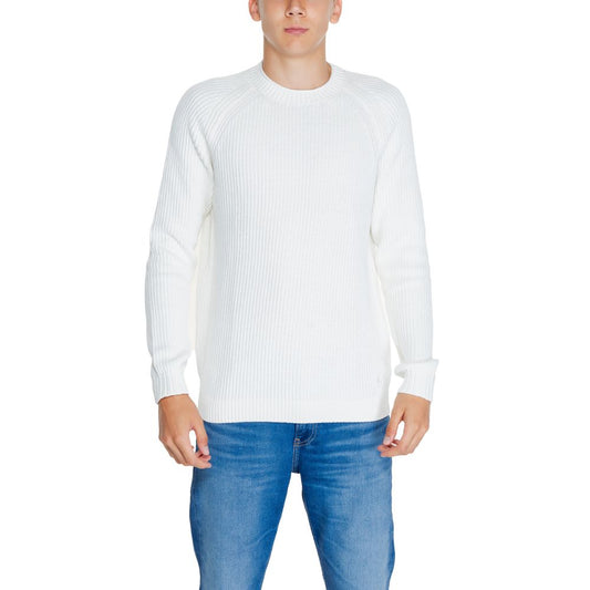 Pull en coton bio blanc Calvin Klein Jeans