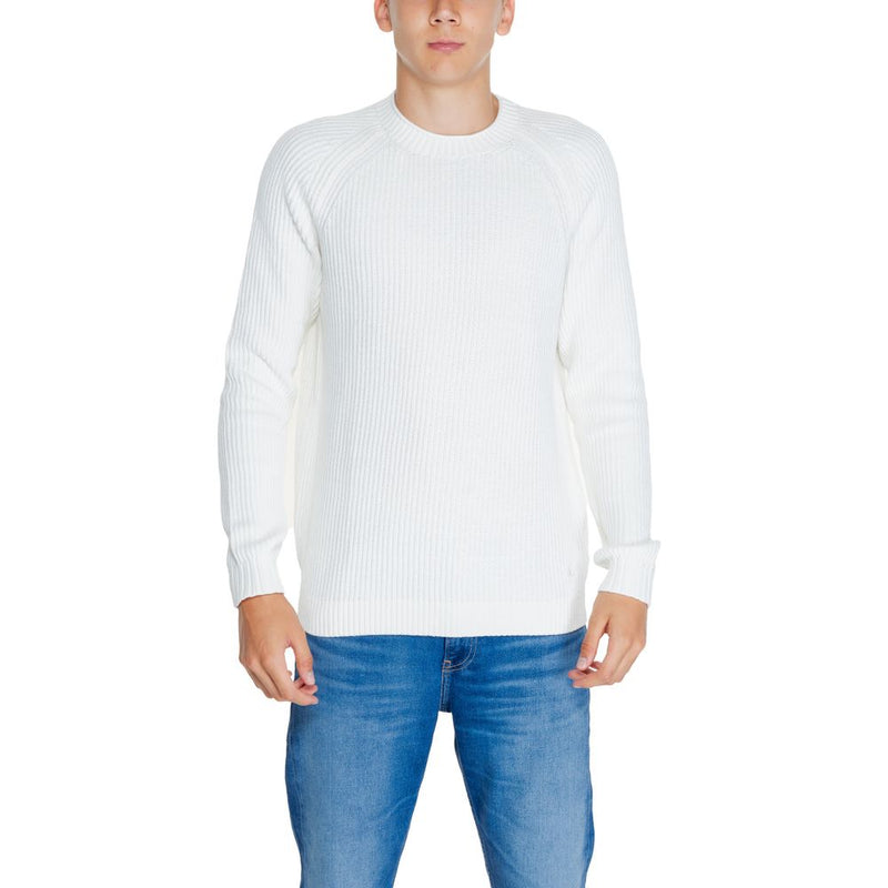 Pull en coton bio blanc Calvin Klein Jeans