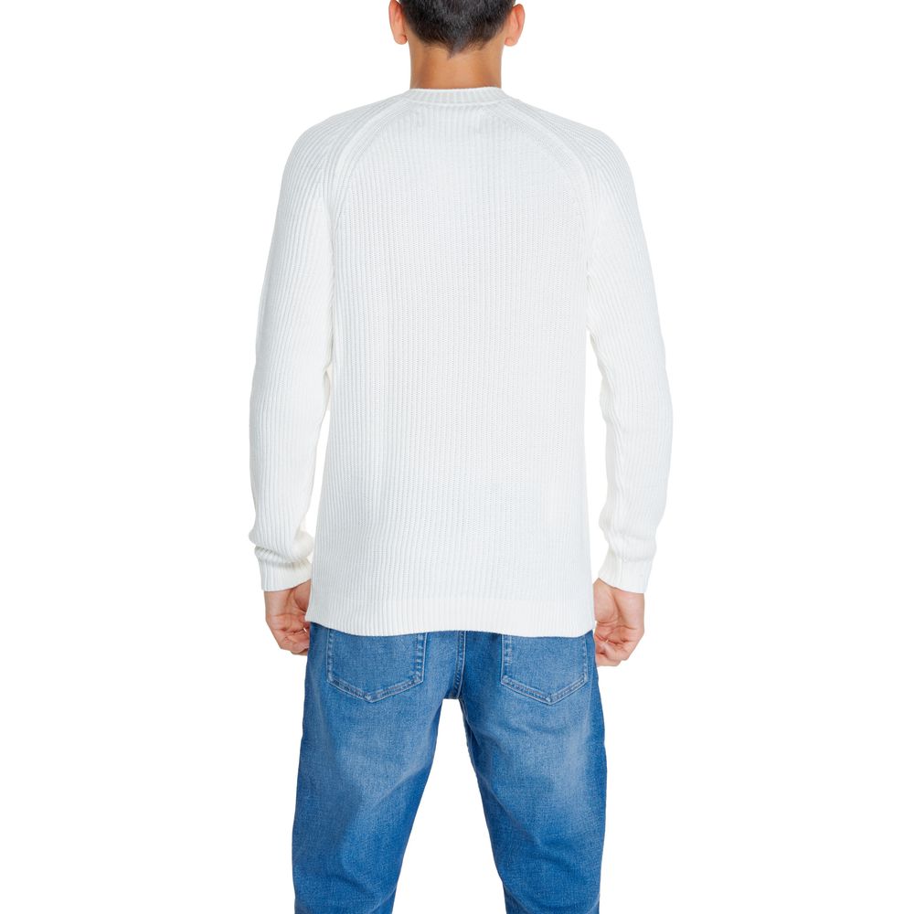 Pull en coton bio blanc Calvin Klein Jeans
