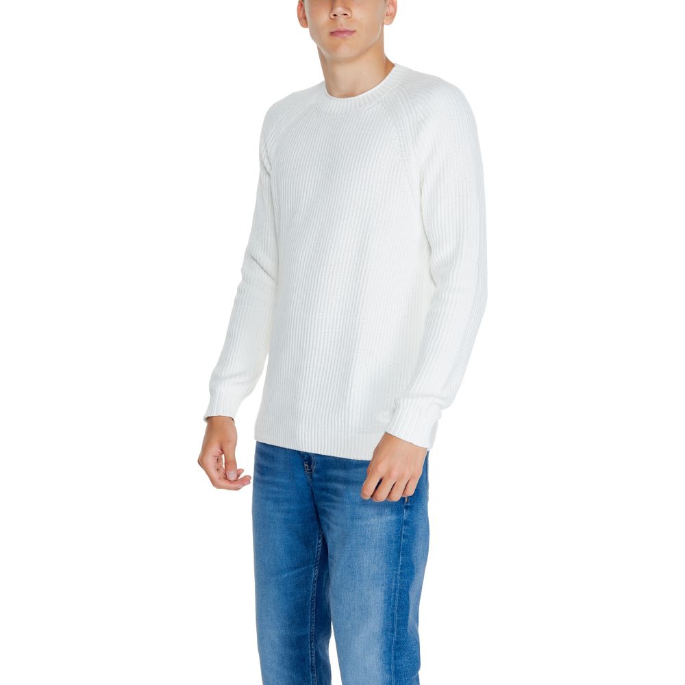 Pull en coton bio blanc Calvin Klein Jeans