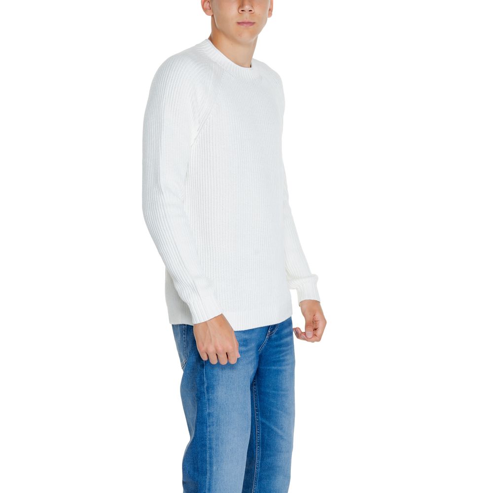 Pull en coton bio blanc Calvin Klein Jeans