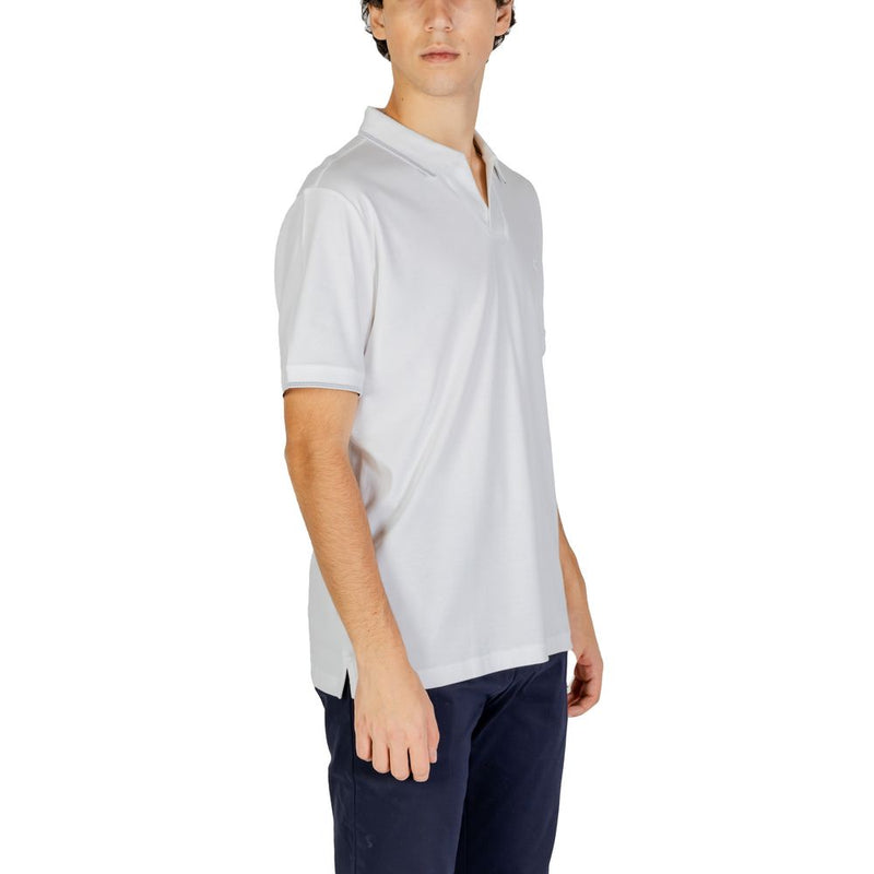 Polo en coton blanc Calvin Klein Jeans