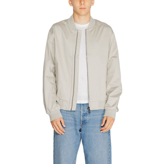 Calvin Klein Grijze Jacketten &amp; Mantels van Biologisch Katoen