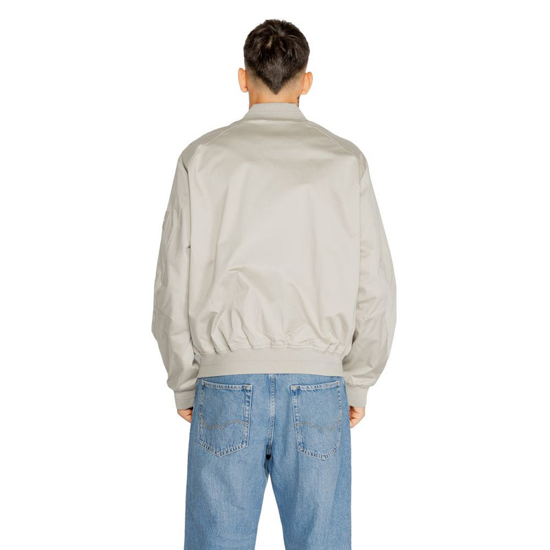 Calvin Klein Gray Organic Cotton Jackets & Coat