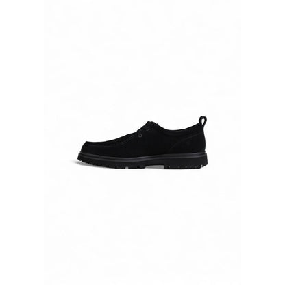 Calvin Klein Jeans Black Suede Leather Oxfords And Derby