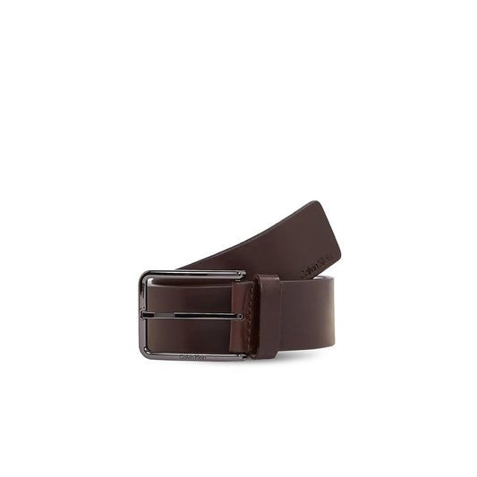 Calvin Klein Bruine Leren Riem