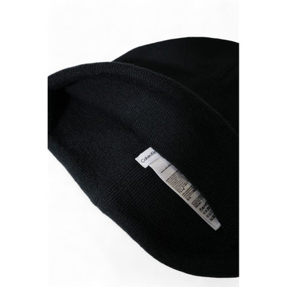 Casquette de baseball noire en polyester recyclé Calvin Klein