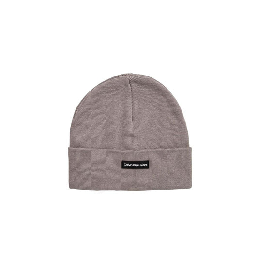 Calvin Klein Jeans Grijze Gerecyclede Polyester Petten Baseballpet