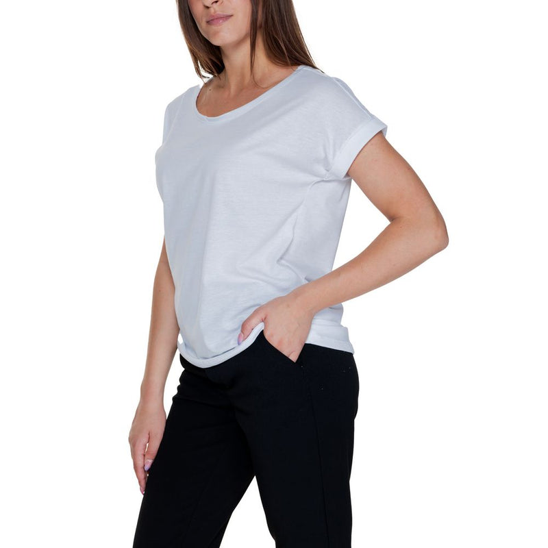 Vila Clothes VIDREAMERS NEW PURE NOOS White Cotton T-Shirt