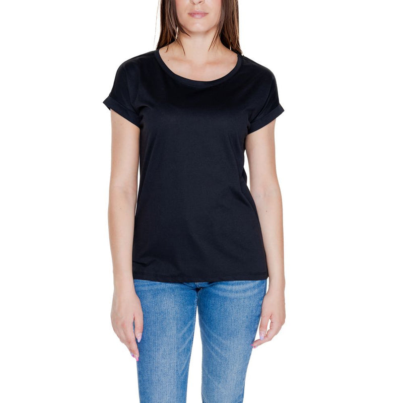 Vila Clothes VIDREAMERS NEW PURE NOOS Black Cotton T-Shirt