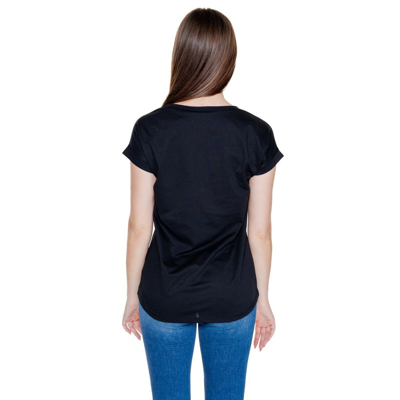 Vila Clothes VIDREAMERS NEW PURE NOOS Black Cotton T-Shirt