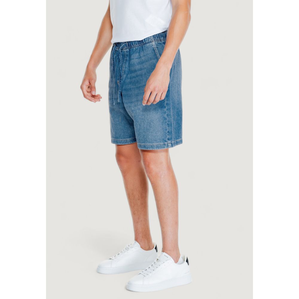 Short Bermuda en coton bleu clair Jack Jones