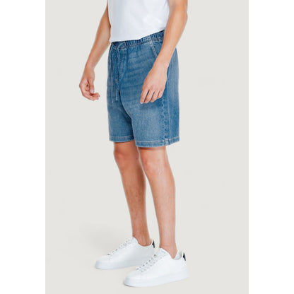 Short Bermuda en coton bleu clair Jack Jones