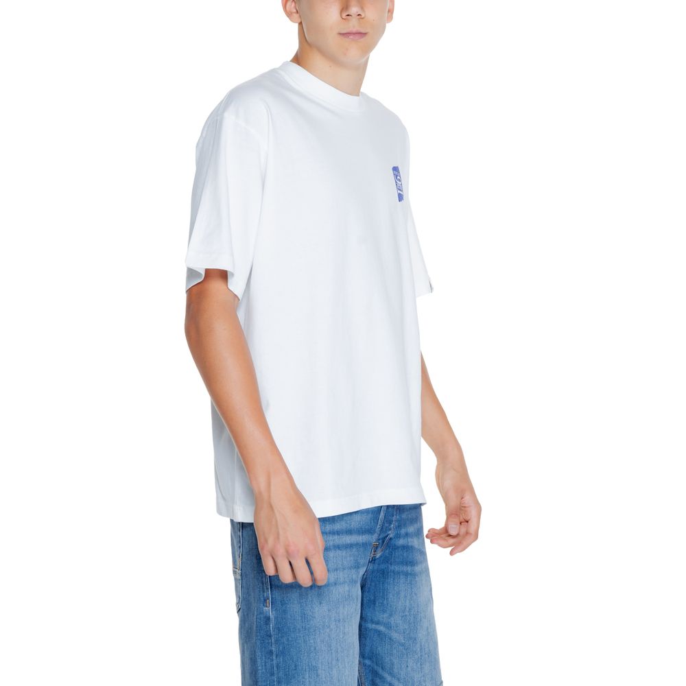 T-shirt blanc en coton Replay
