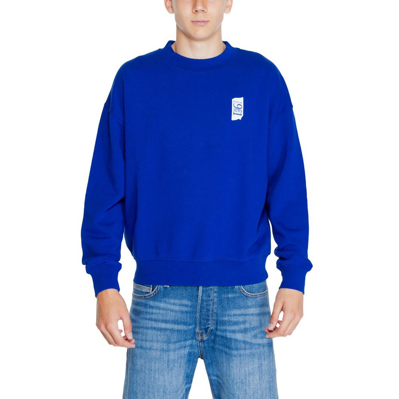 Sweat-shirt en coton bleu Replay