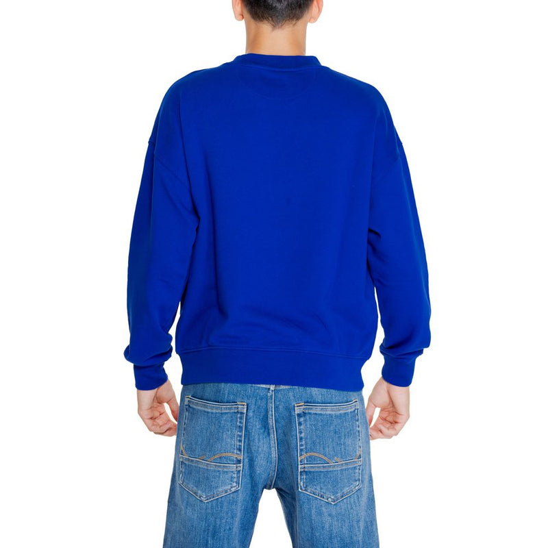 Sweat-shirt en coton bleu Replay