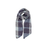 Only Onllima New Check Turquoise Polyester Scarf