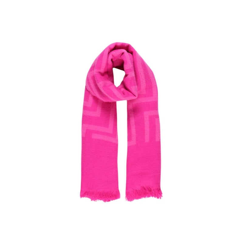 Only Pink Marabou Scarf - Onlsadie Graphic Cc 15323399