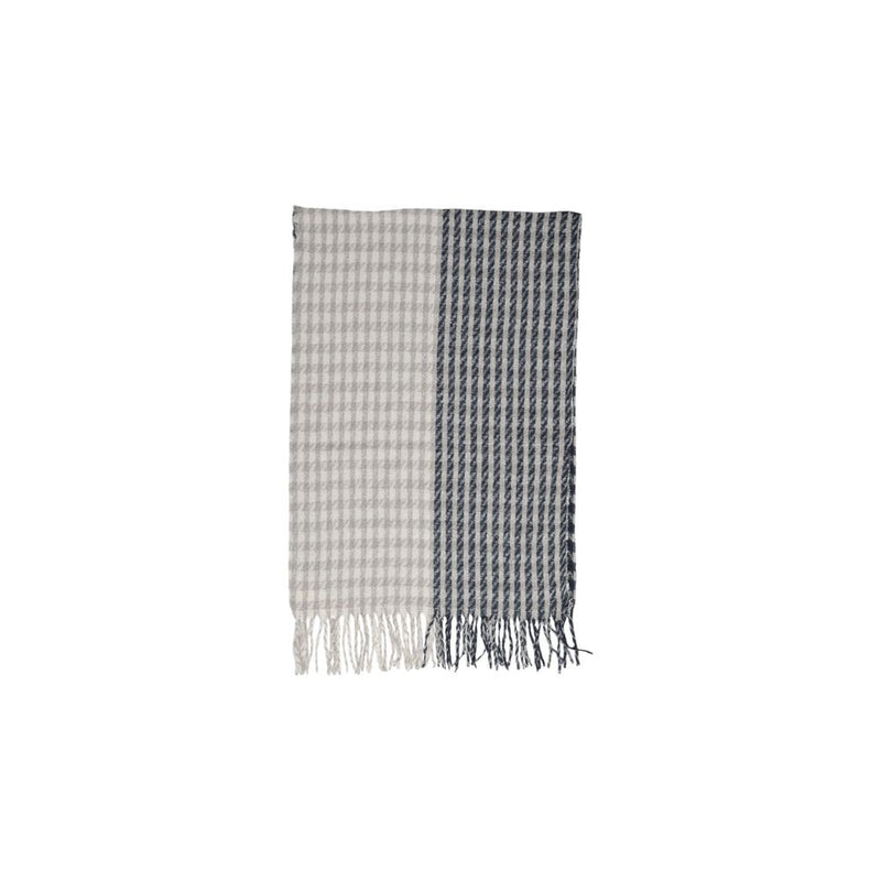 Only Onlcarolina Life Soft Check Scarf - Gray