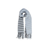 Only Onlcarolina Life Soft Check Blue Scarf - Eco-Friendly Accessory