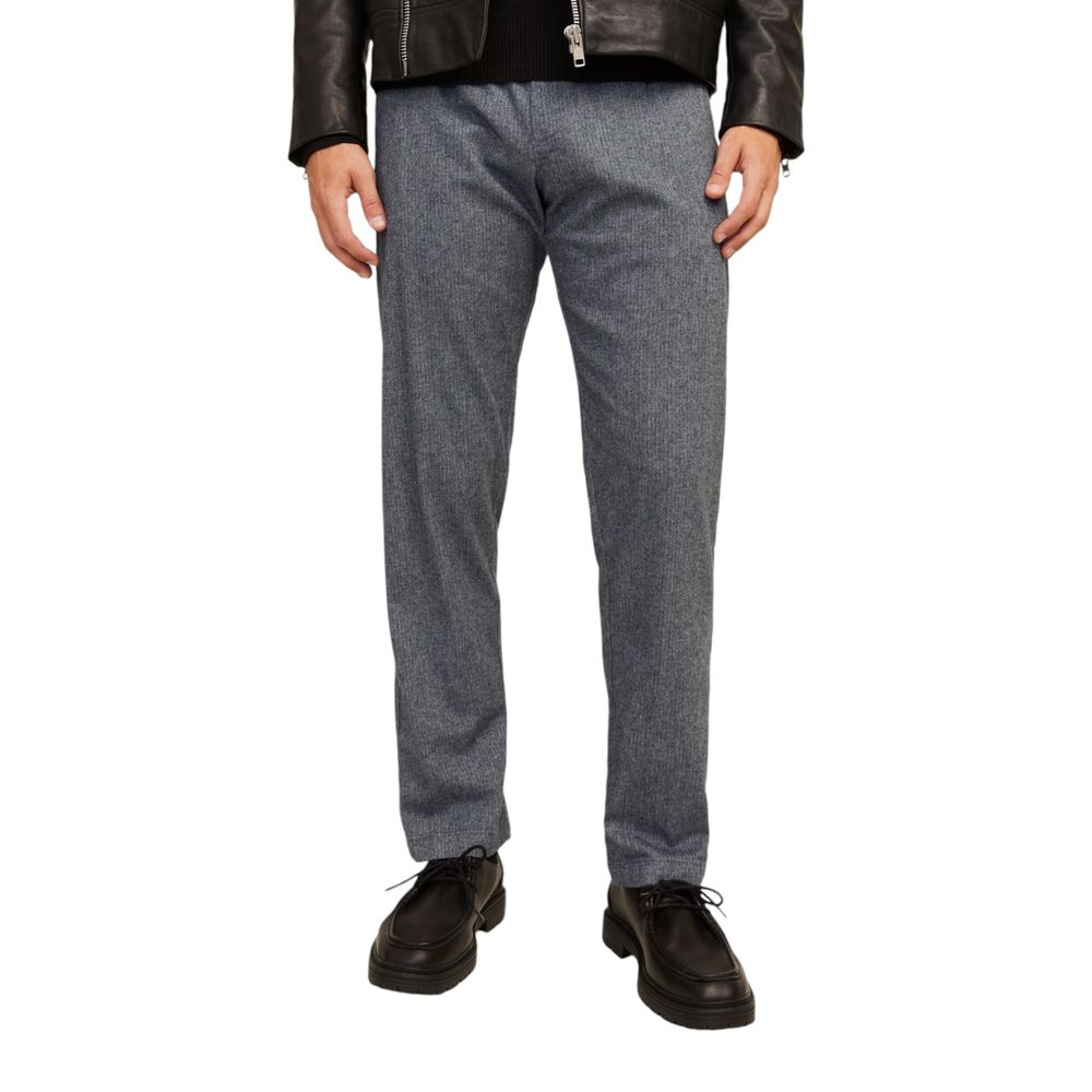 Pantalon en coton gris Jack Jones