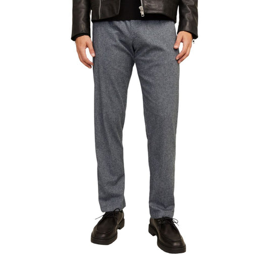 Jack &amp; Jones grijze katoenen broek