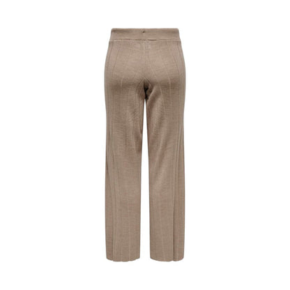 Only Beige Marabou Pant