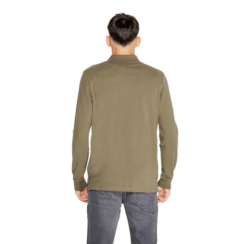 US POLO ASSN. Chemise à manches longues en coton vert