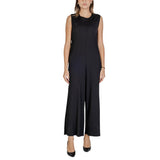 Sandro Ferrone Black Polyester Jumpsuit - Model S58YBEFELCE