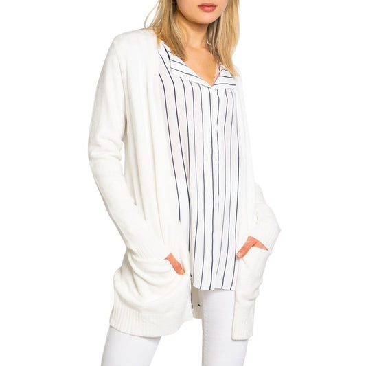 Witte viscose cardigan van Vila Clothes