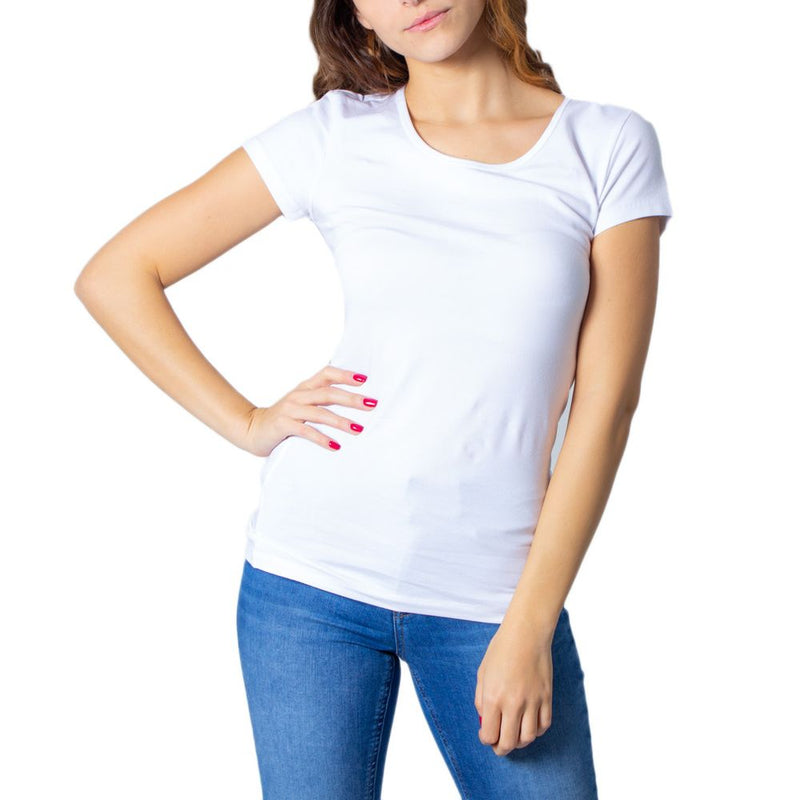 Only White Cotton T-Shirt - LIVE LOVE Collection