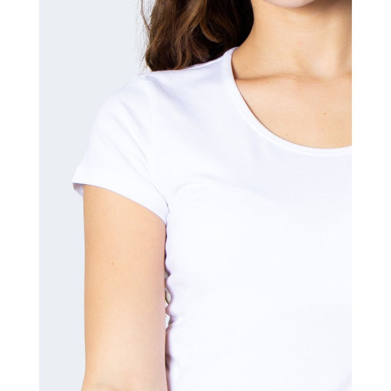 Only White Cotton T-Shirt - LIVE LOVE Collection