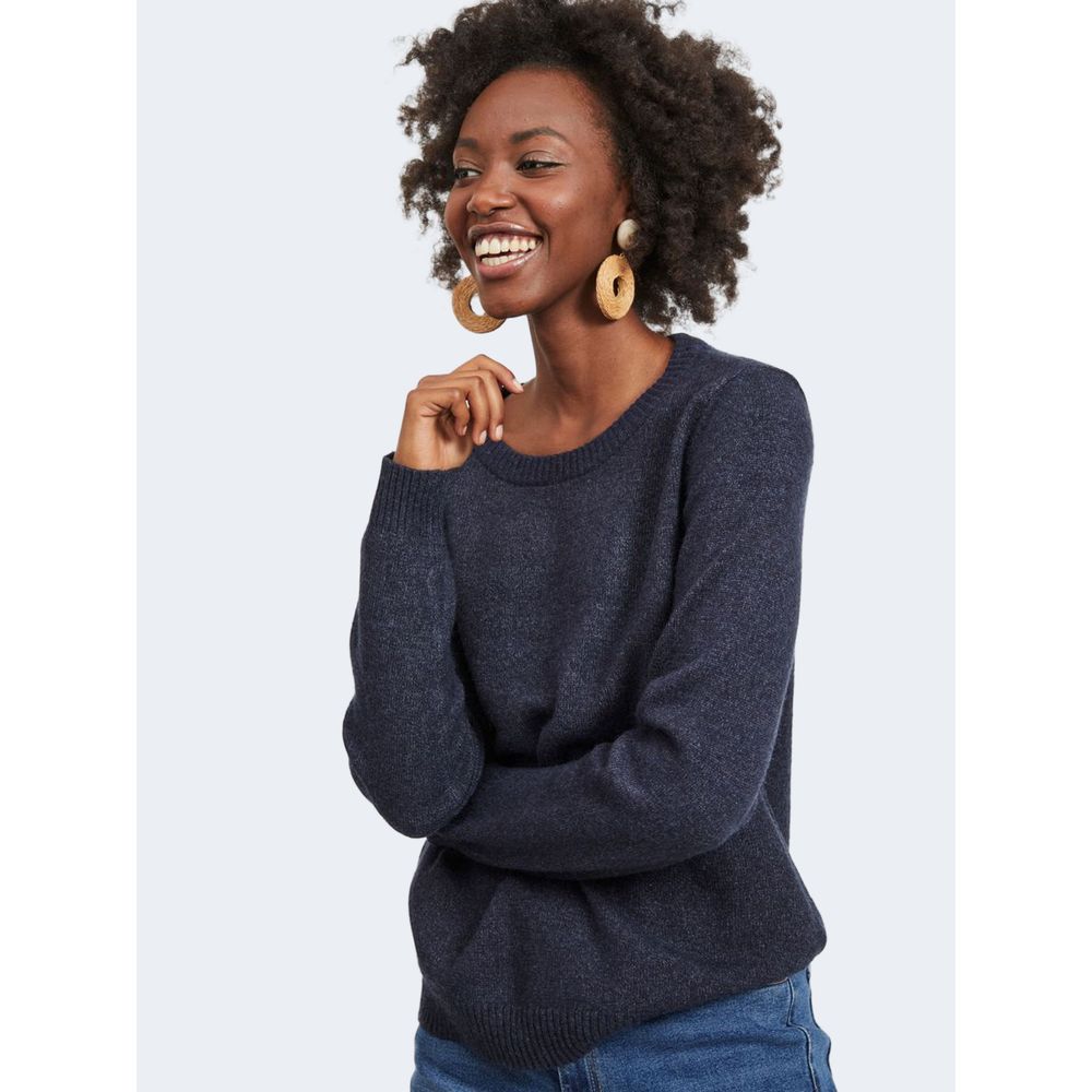 Vila kleding Blauwe viscose trui